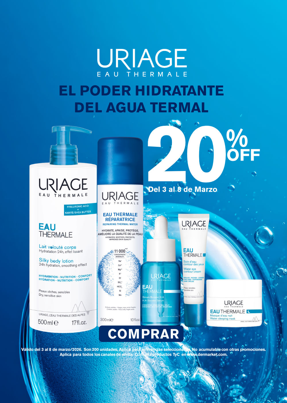 Hidratación Uriage