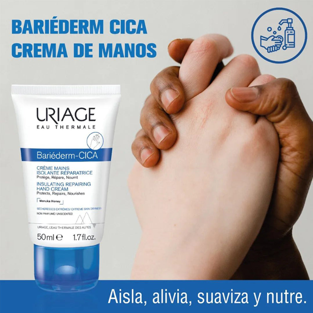 Uriage Bariederm Crema de Manos X 50ml - Repara e hidrata