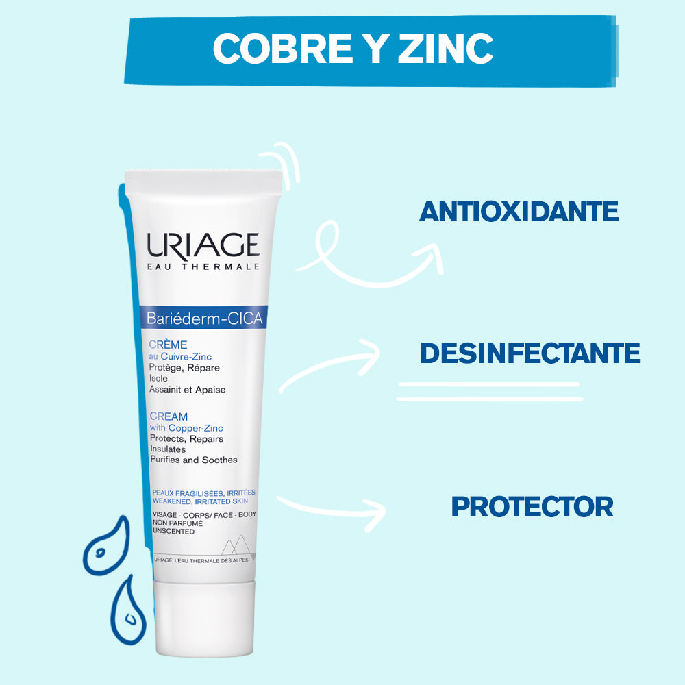 Uriage Bariederm Cica Crema X 40ml - Cicatrizante