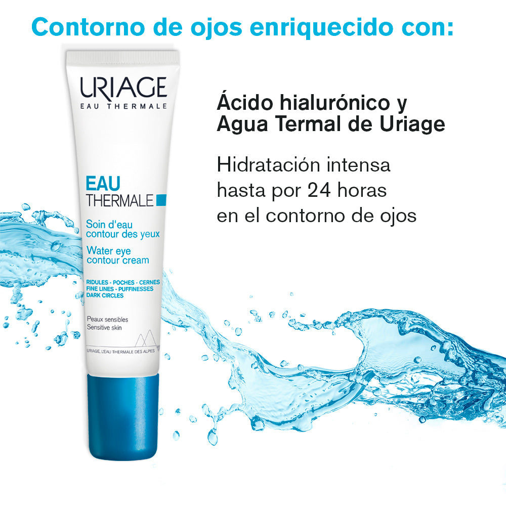 Kit OJOS HERMOSOS Uriage Agua Termal Contorno de Ojos. Compra 1 lleva 2
