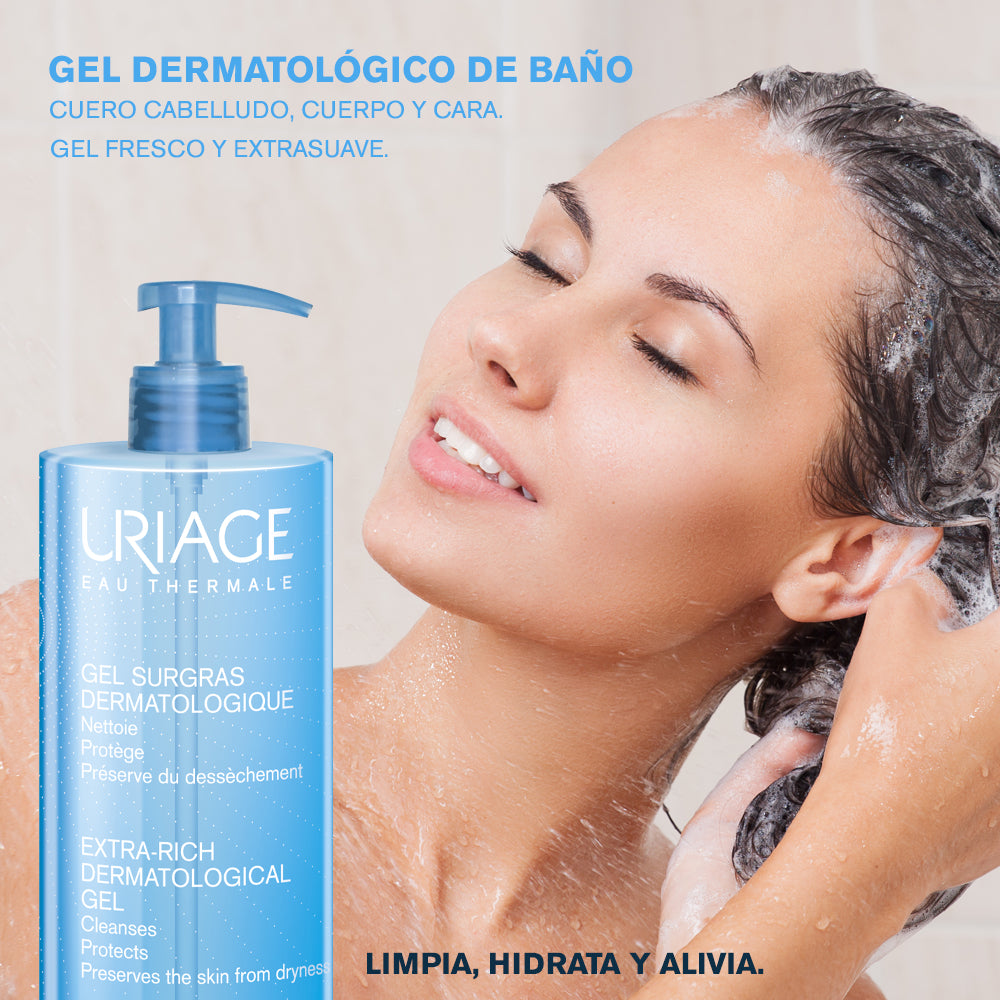 Uriage Gel de Baño Dermatológico X 500ml - Limpieza