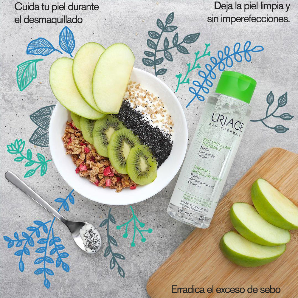 Uriage Agua Micelar Piel Grasa X 250ml - Limpiador