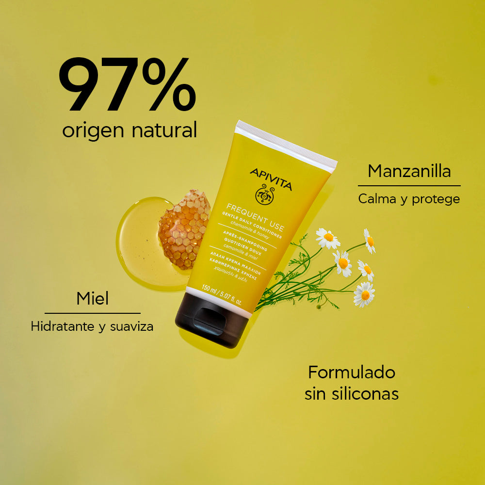 Apivita acondicionador cuidado diario x 150 ml