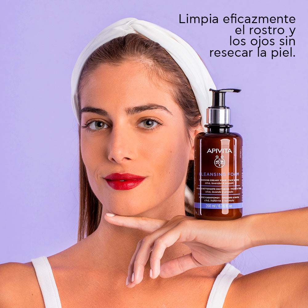 Apivita espuma limpiadora x 200ml