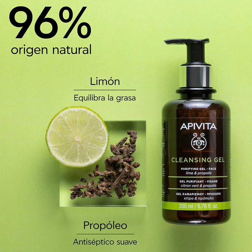 Apivita gel limpiador purificante X 200ml