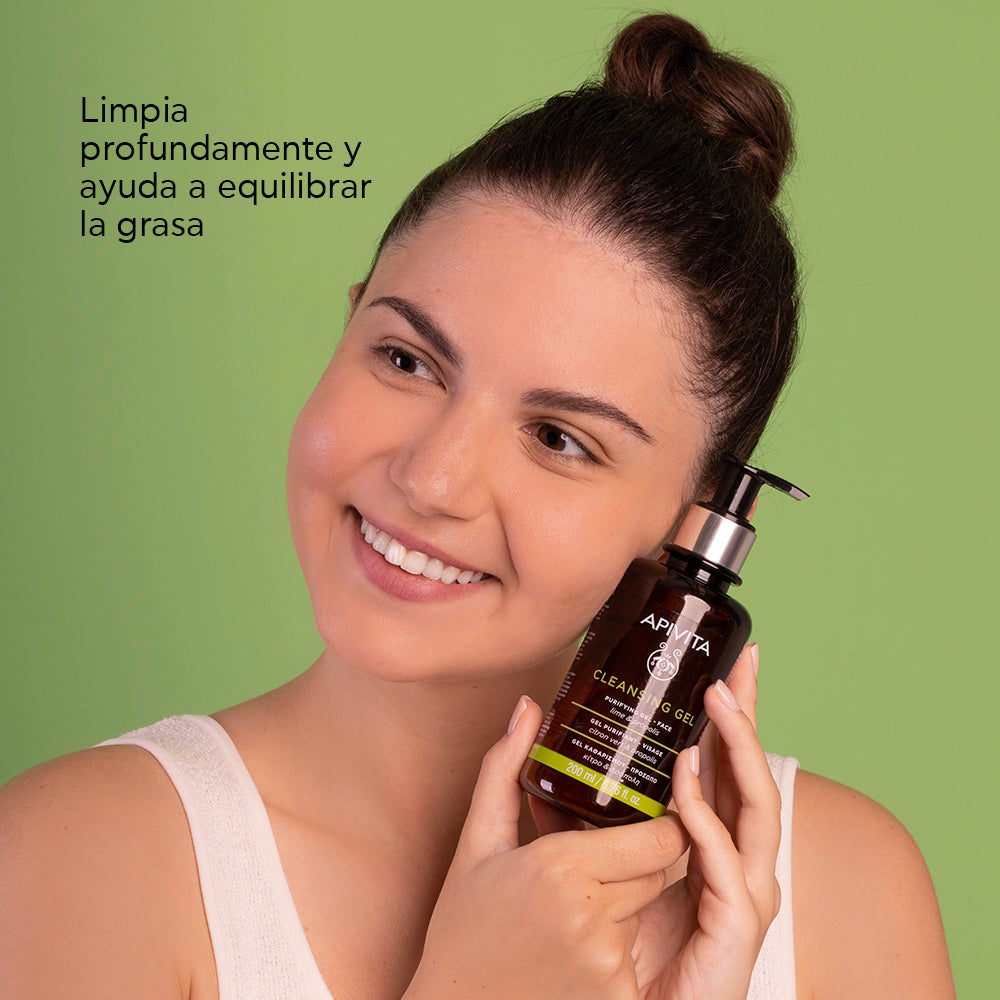 Apivita gel limpiador purificante X 200ml