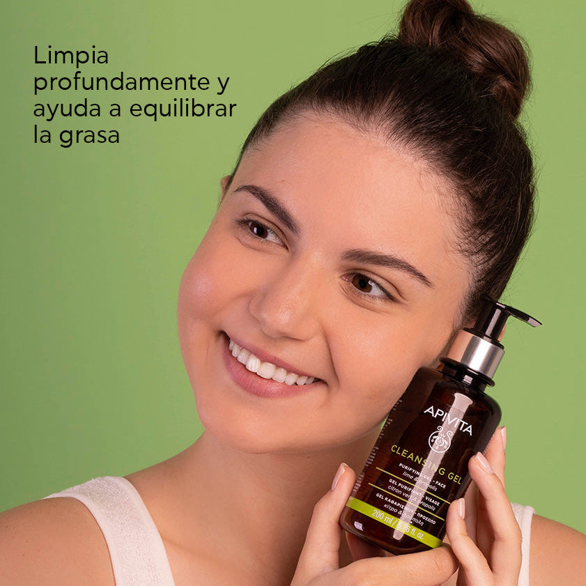 Apivita gel limpiador purificante X 200ml