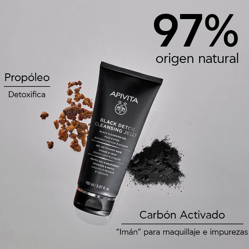 Kit Apivita Aqua Beelicious Serum - Hidratación X 30ml GRATIS Apivita Black Detox Gel Limpiador X 50ml