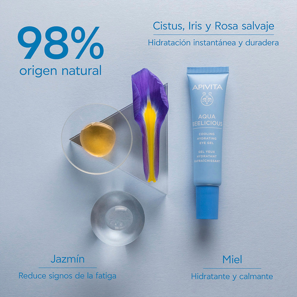 KIT 3 HIDRATACION Aqua Beelicious Gel GRATIS contorno ojos + GRATIS Black Detox 50ml