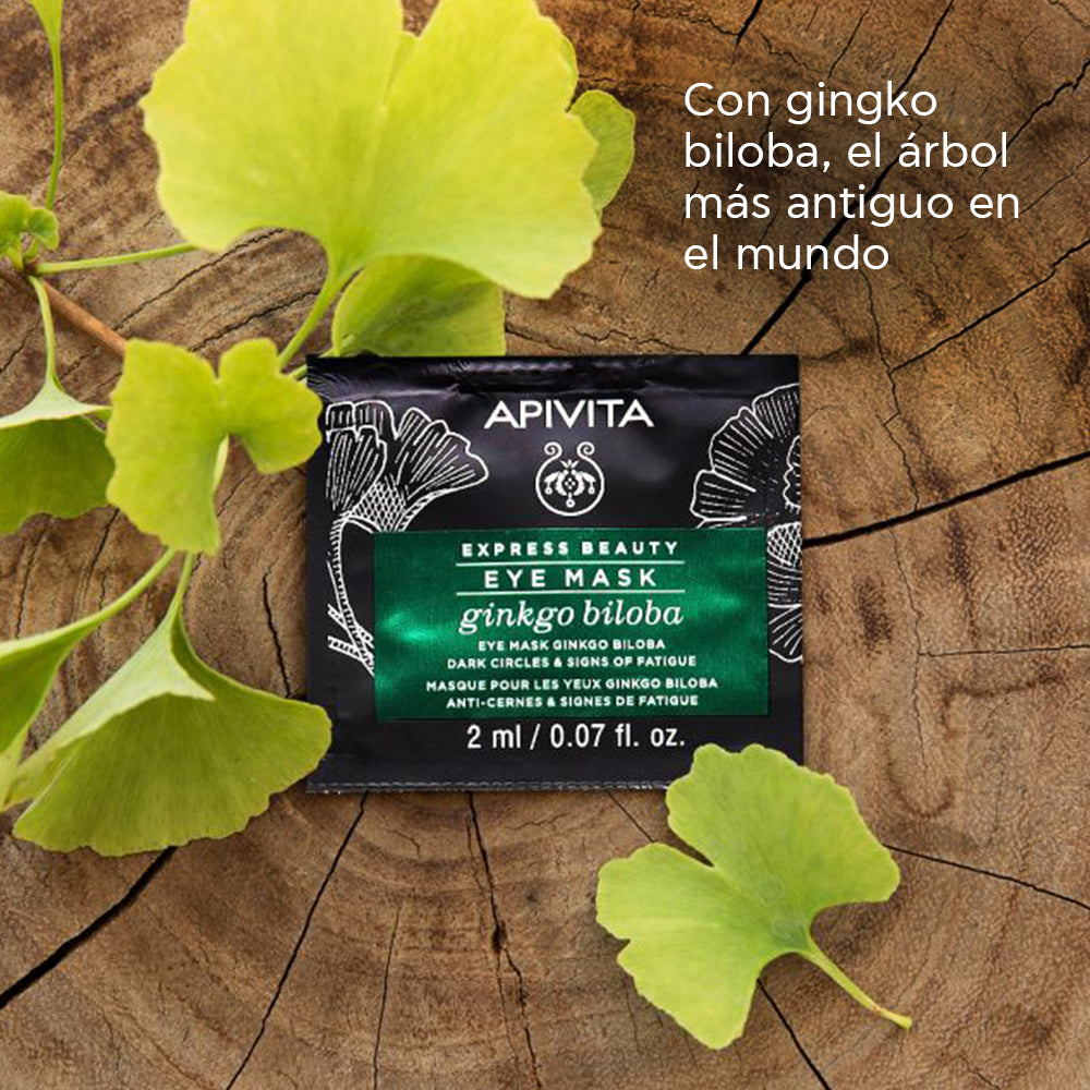 Apivita Mascarila de ojos Ginkgo Biloba X 2 sachets