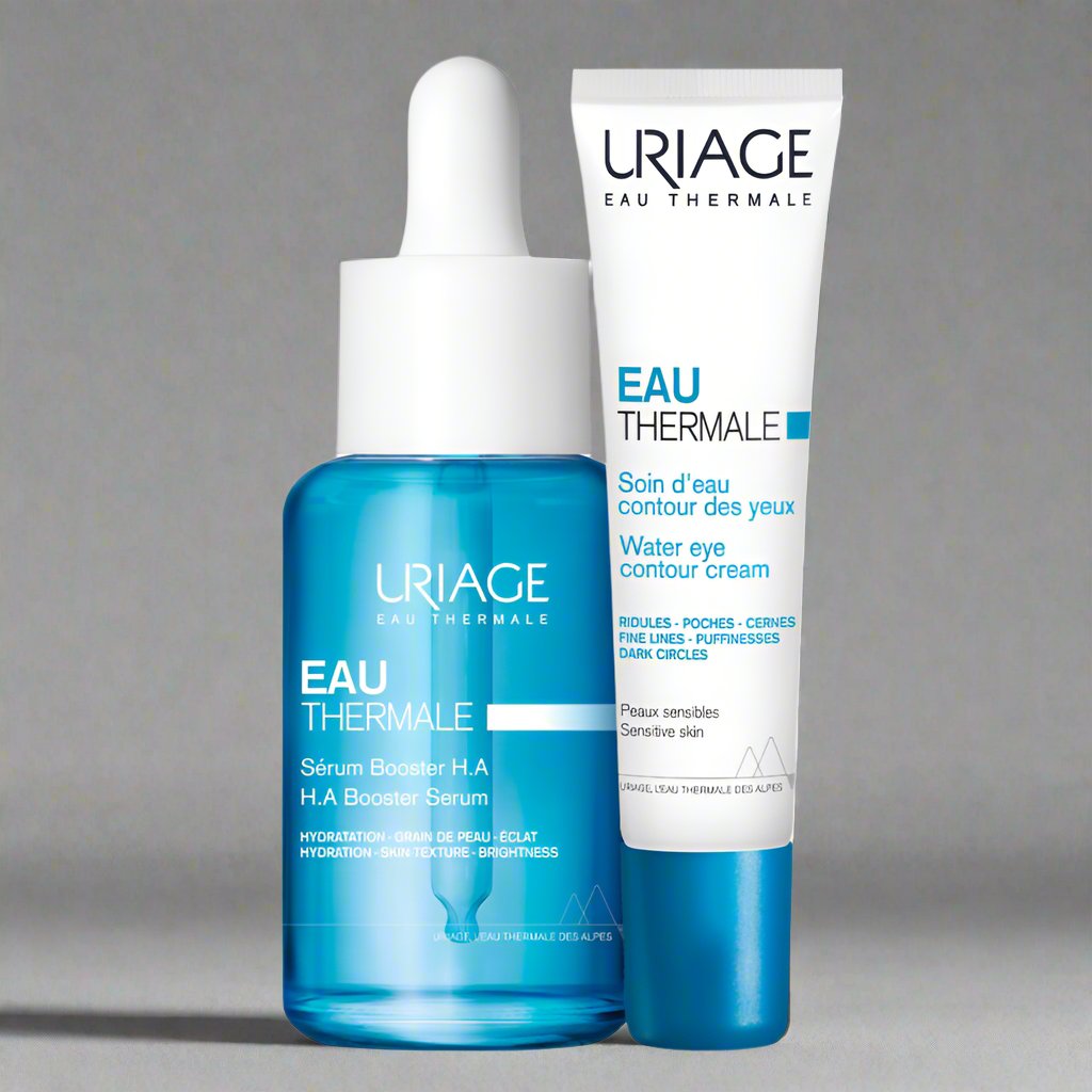 Kit TOP HIDRATACION compra Suero Acido Hialurónico al 1.5% GRATIS Agua termal contorno ojos