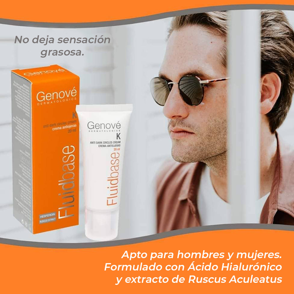 ULTIMAS UNIDADES Kit 2x1 Fluidbase K Antiojeras GRATIS 6 Sachets de Genomask