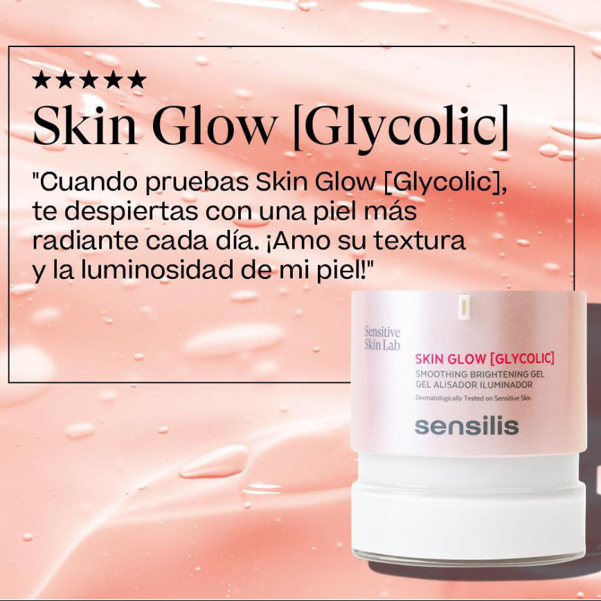 Kit Sensilis Skin Glow Glycolic Gel X 50ml GRATIS Sensilis Upgrade (AR) Crema Calmante X 50ml