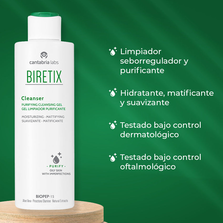Biretix Gel Limpiador X 200ml - Anti imperfecciones