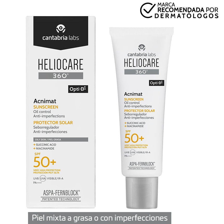 Heliocare 360° Acnimat x 50ml - Anti imperfecciones