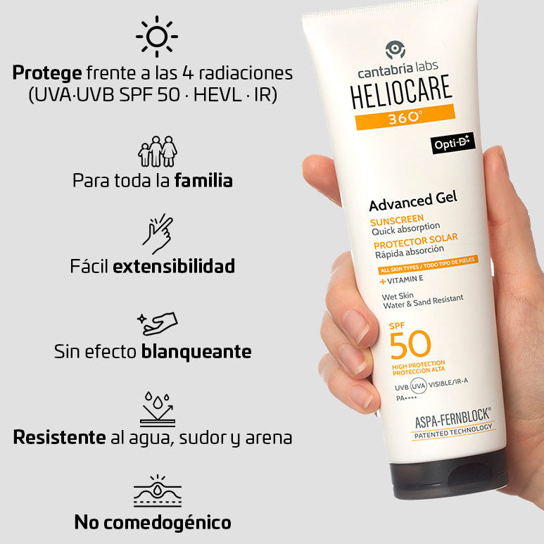 Kit PRO SPORT Heliocare 360° Stick x 25 gr GRATIS Heliocare 360° Advance Gel x 100ml