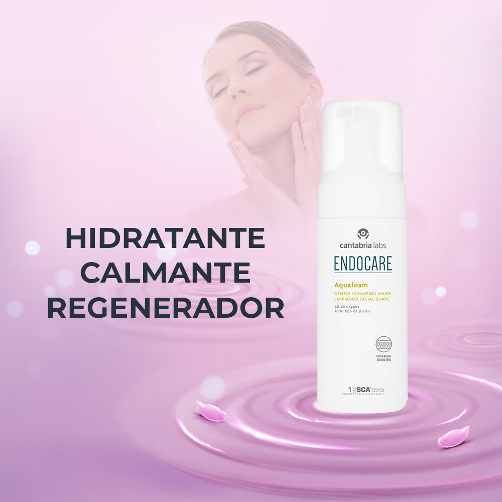 Endocare Aquafoam x 125ml Limpieza antiarrugas