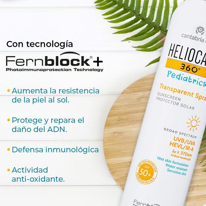 Kit SOL CORPORAL Heliocare 360 Advance Gel x 250ml GRATIS Heliocare 360 Pediátrico Spray x 200ml