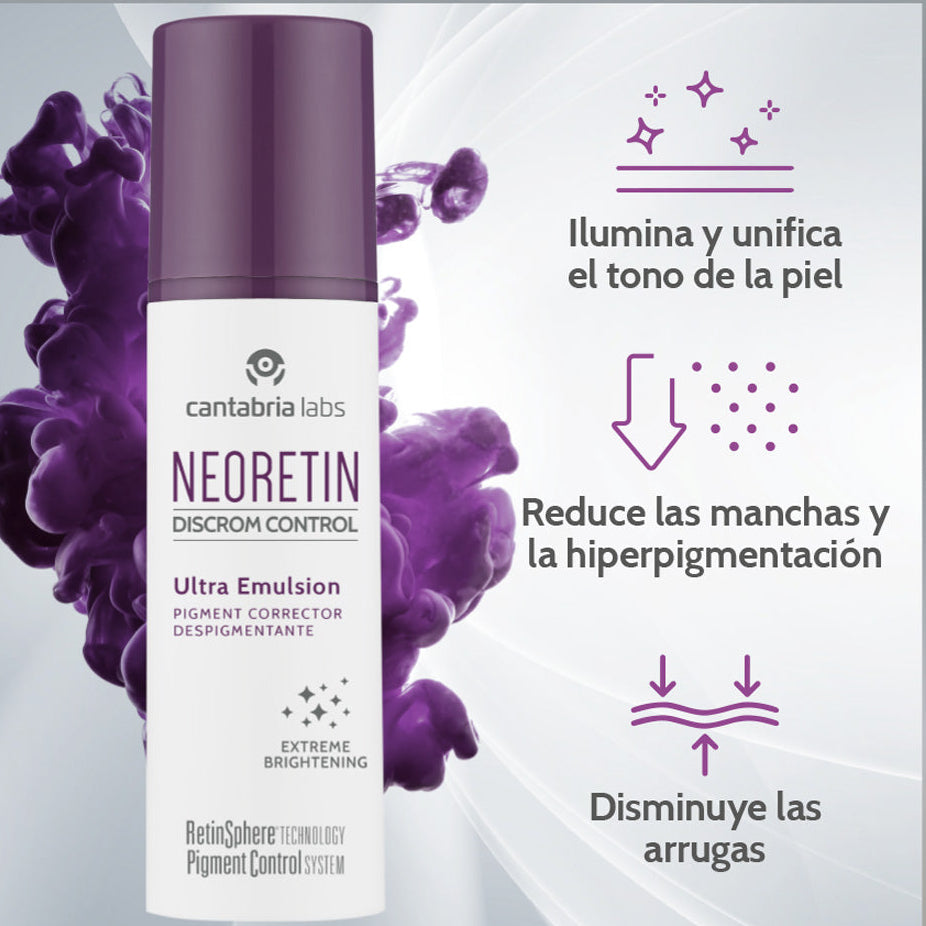 Kit ANTIMANCHAS compra Neoretin Ultra GRATIS Heliocare Pigment Solution