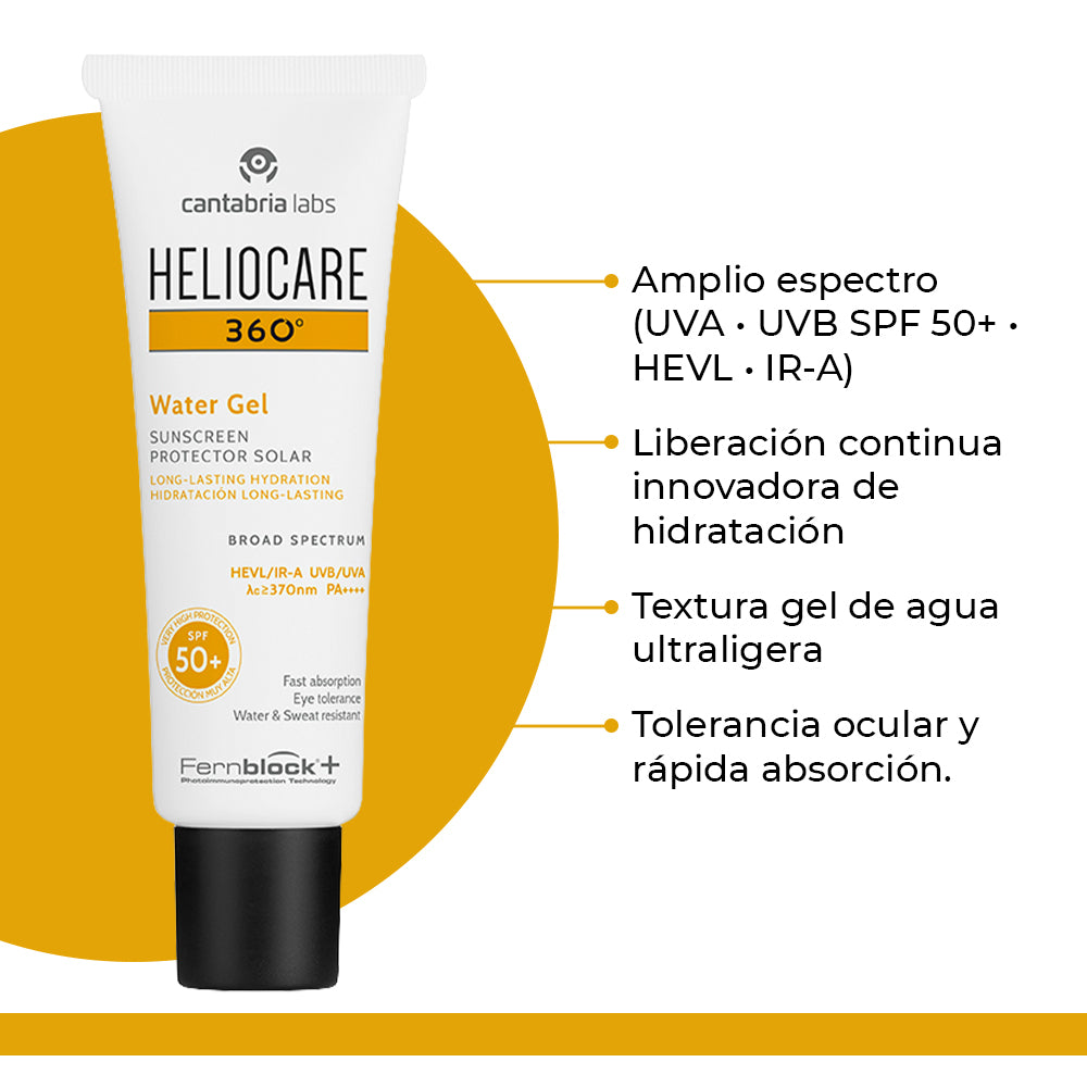 Heliocare 360° Water Gel - Protector solar x 50 ml