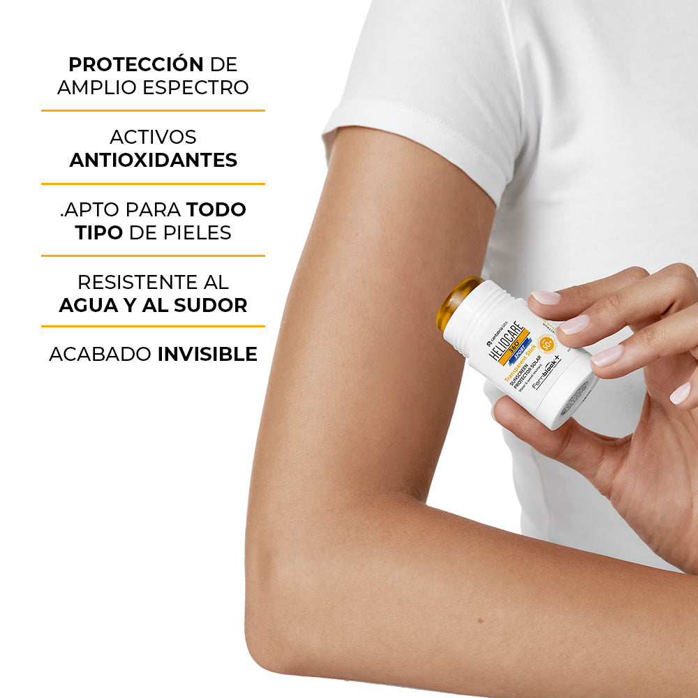 Kit PRO SPORT Heliocare 360° Stick Transparente x 25 gr GRATIS Heliocare 360° Advance Gel x 100ml