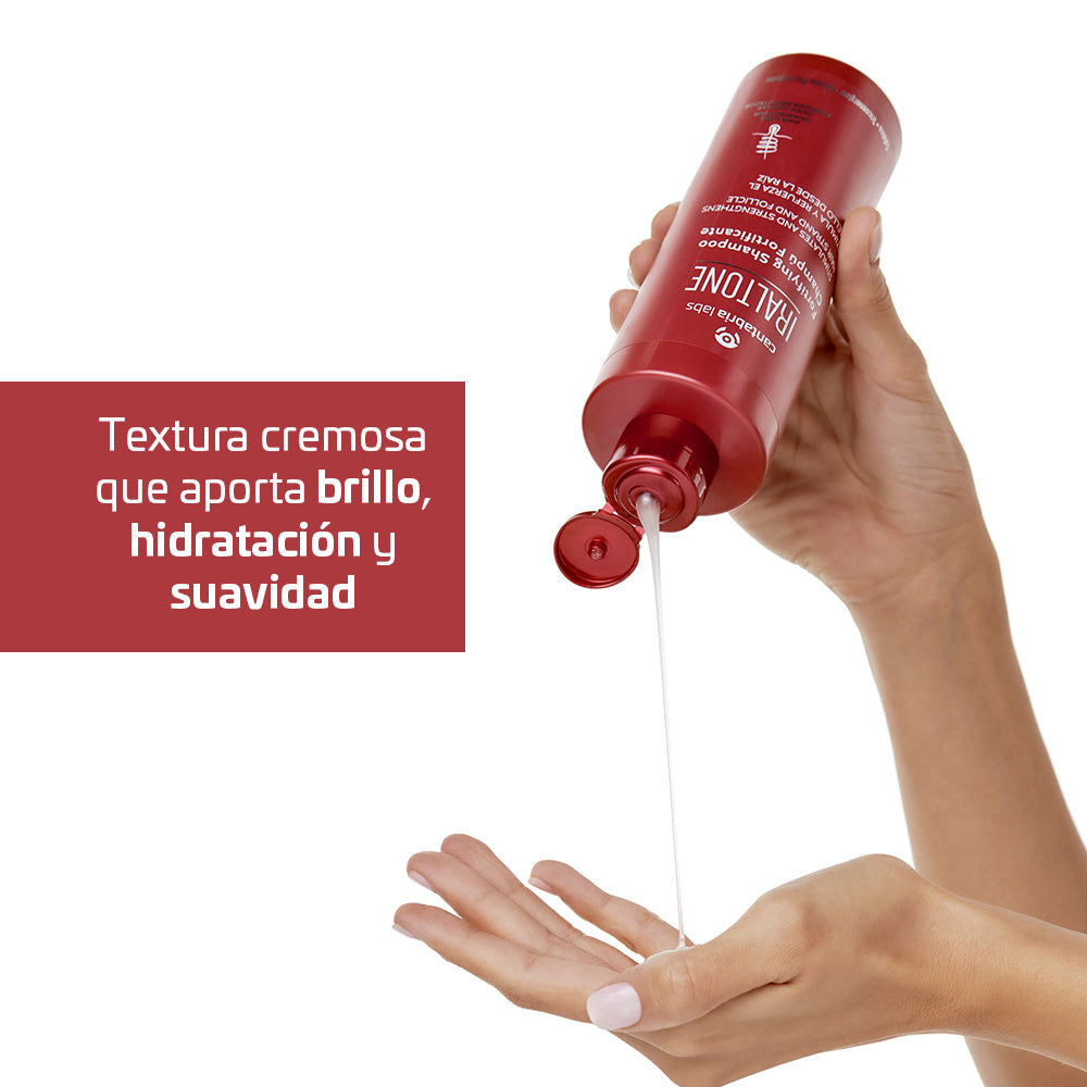 Iraltone champu fortificante x 400ml - Prevención caída - Pelo