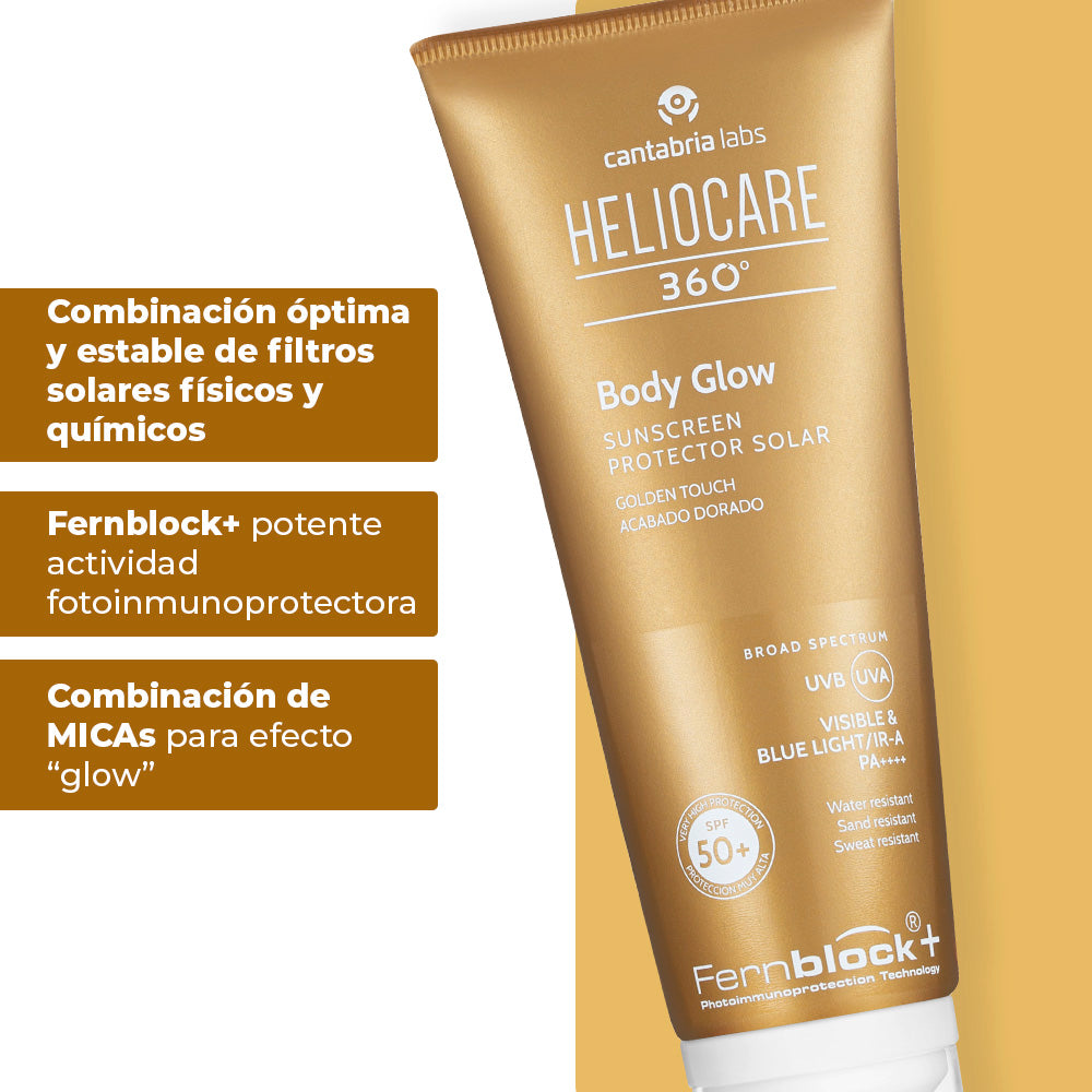 Kit WOW GLOW compra Heliocare Pigment Solution GRATIS Heliocare Body Glow