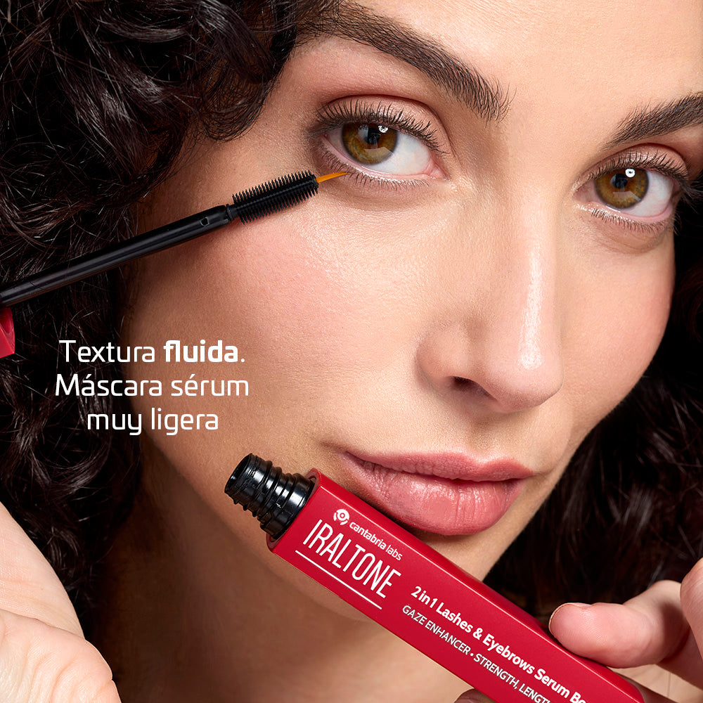 Iraltone serum 2 en 1 potenciador de pestañas y cejas 10ml