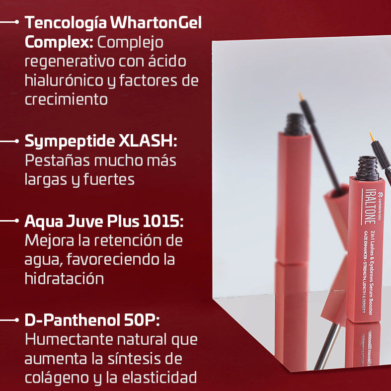 Kit CEJAS/MAQUILLAJE ANTISOLAR Iraltone cejas y pestañas GRATIS Heliocare 360 Compacto Beige 10gr