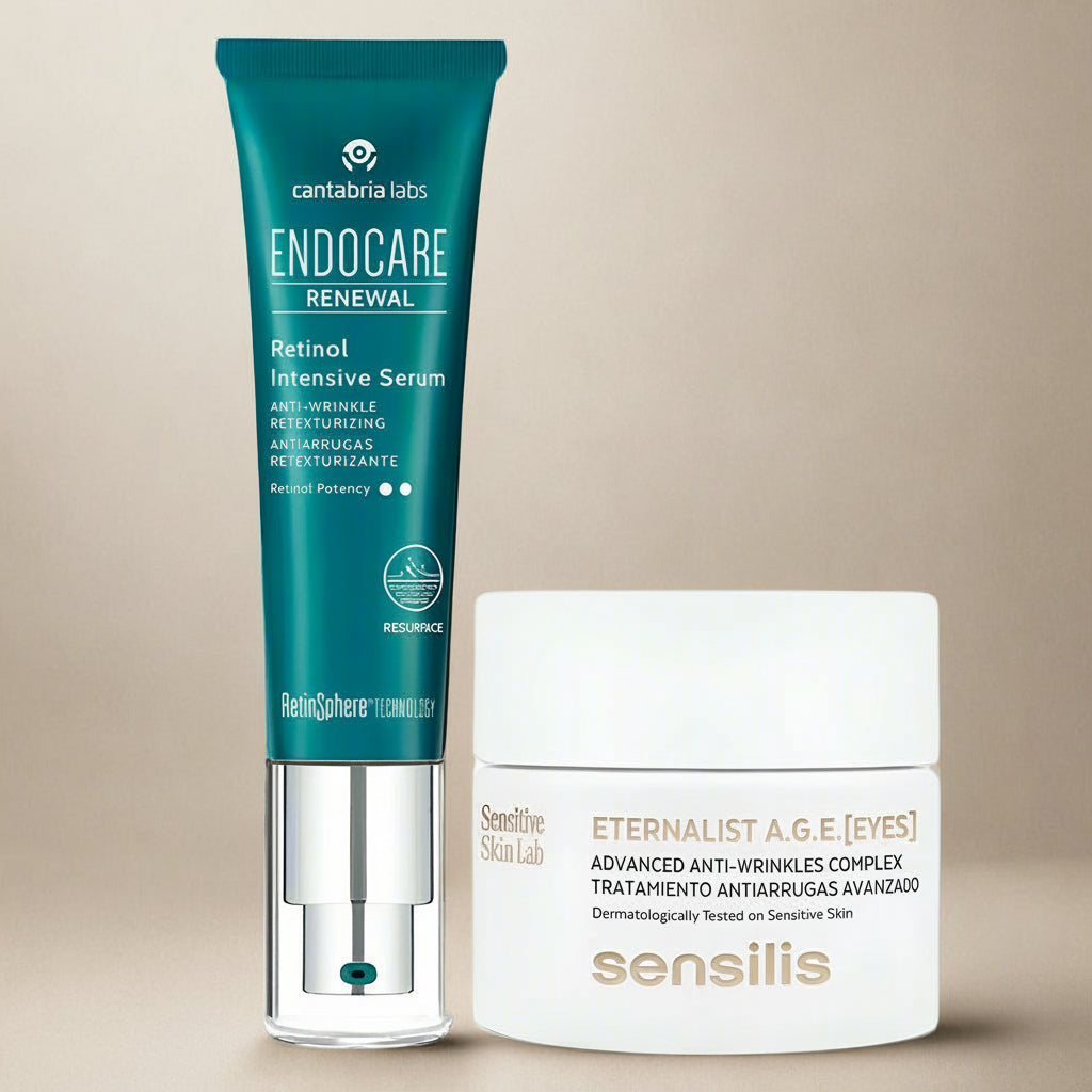 Kit RETINOL TOTAL compra Renewal retinol 0.5% GRATIS Eternalist A.G.E ojos