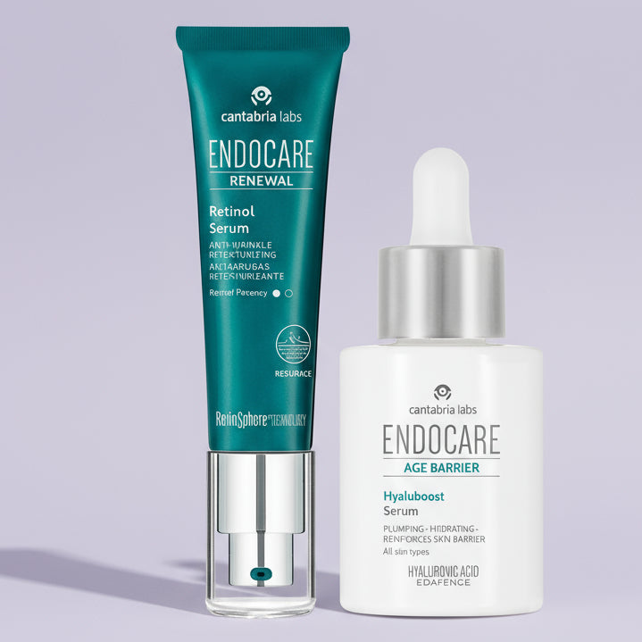 Kit compra Endocare Renewal retinol al 0.2% - Antiedad x 30ml GRATIS Endocare Age Barrier Hyaluboost Serum X 30 ml