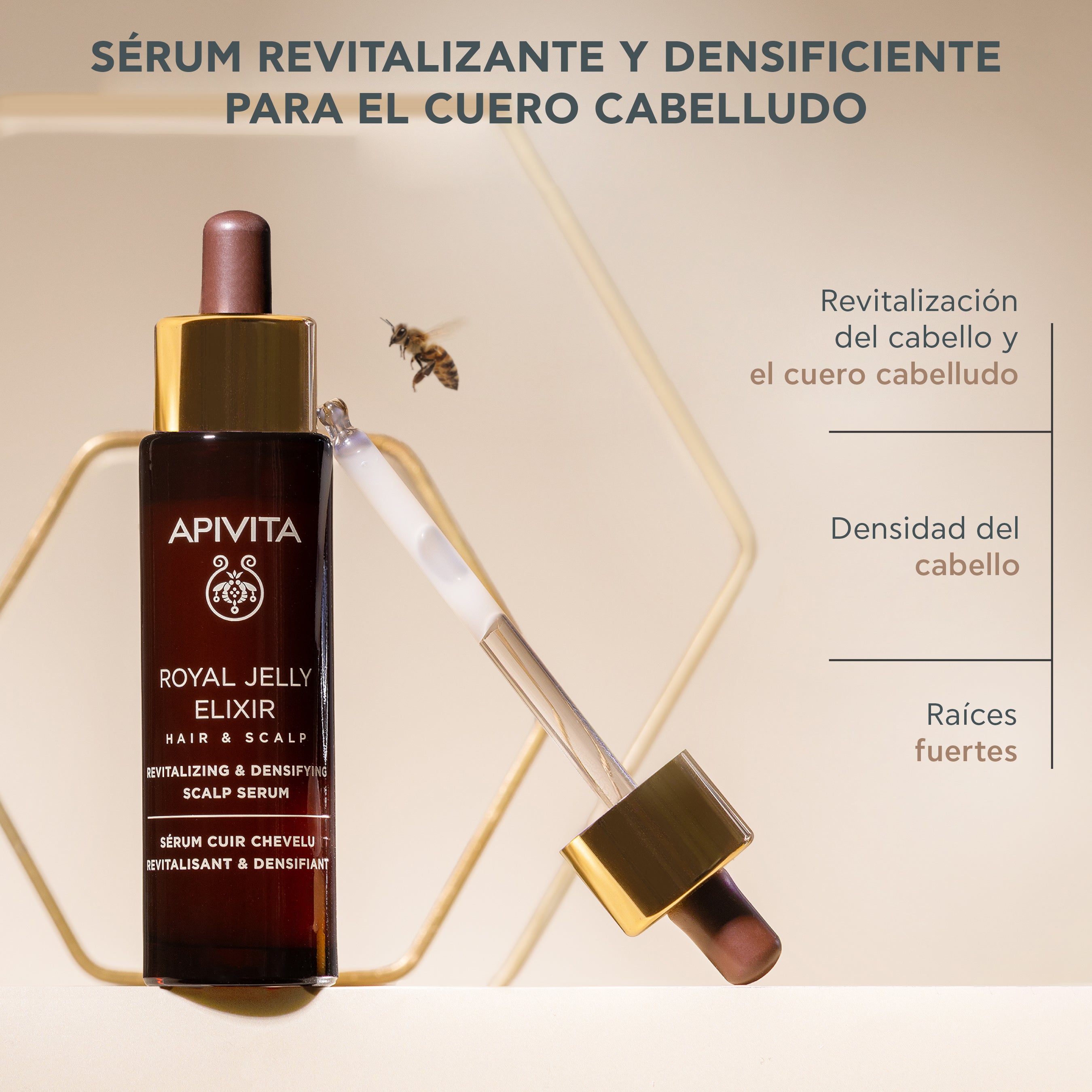 Apivita Royal Jelly Elixir Suero Capilar x 50ml