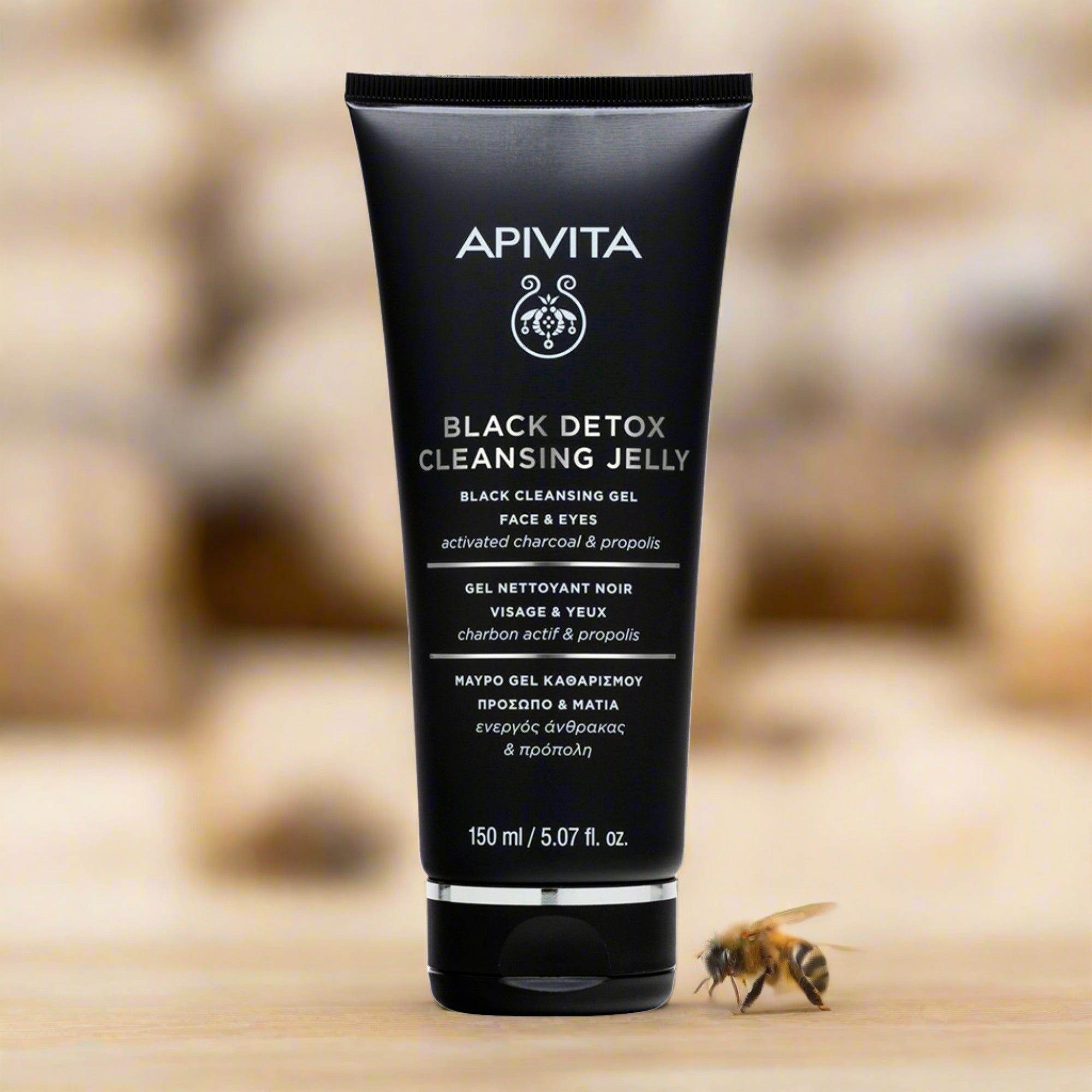 Apivita Black Detox Gel Limpiador X 150ml
