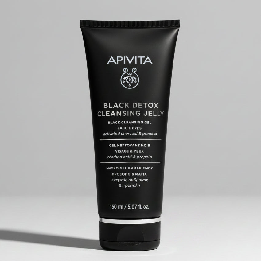 Apivita Black Detox Gel Limpiador X 150ml