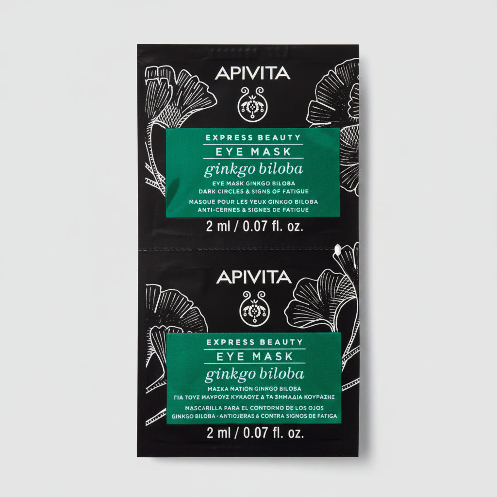 Apivita Mascarila de ojos Ginkgo Biloba X 2 sachets