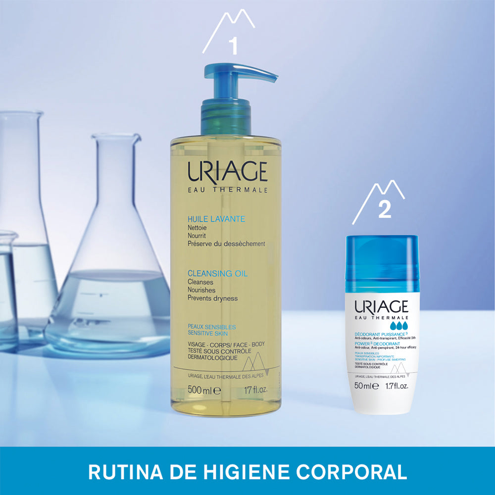 Kit 2x1 Uriage aceite lavante ducha x 500ml - Limpieza
