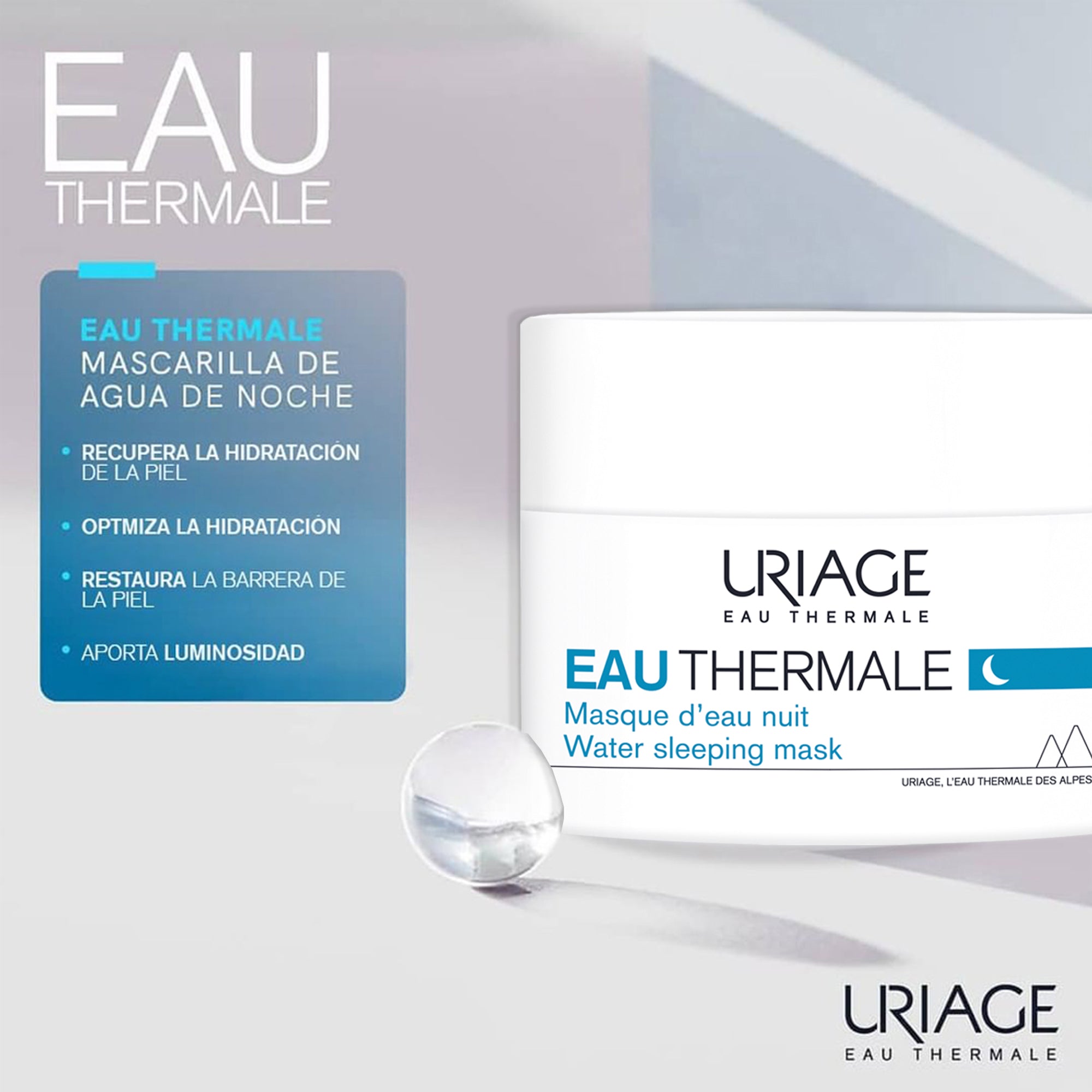Uriage Agua Termal Mascarilla X 50ml - Hidratante
