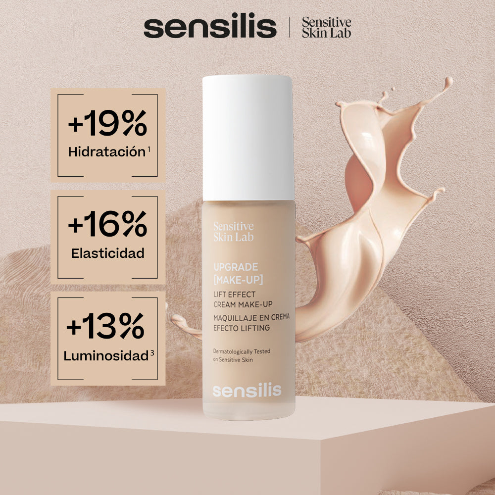 Sensilis upgrade base maquillaje tono miel rosé X 30ml - Antiedad