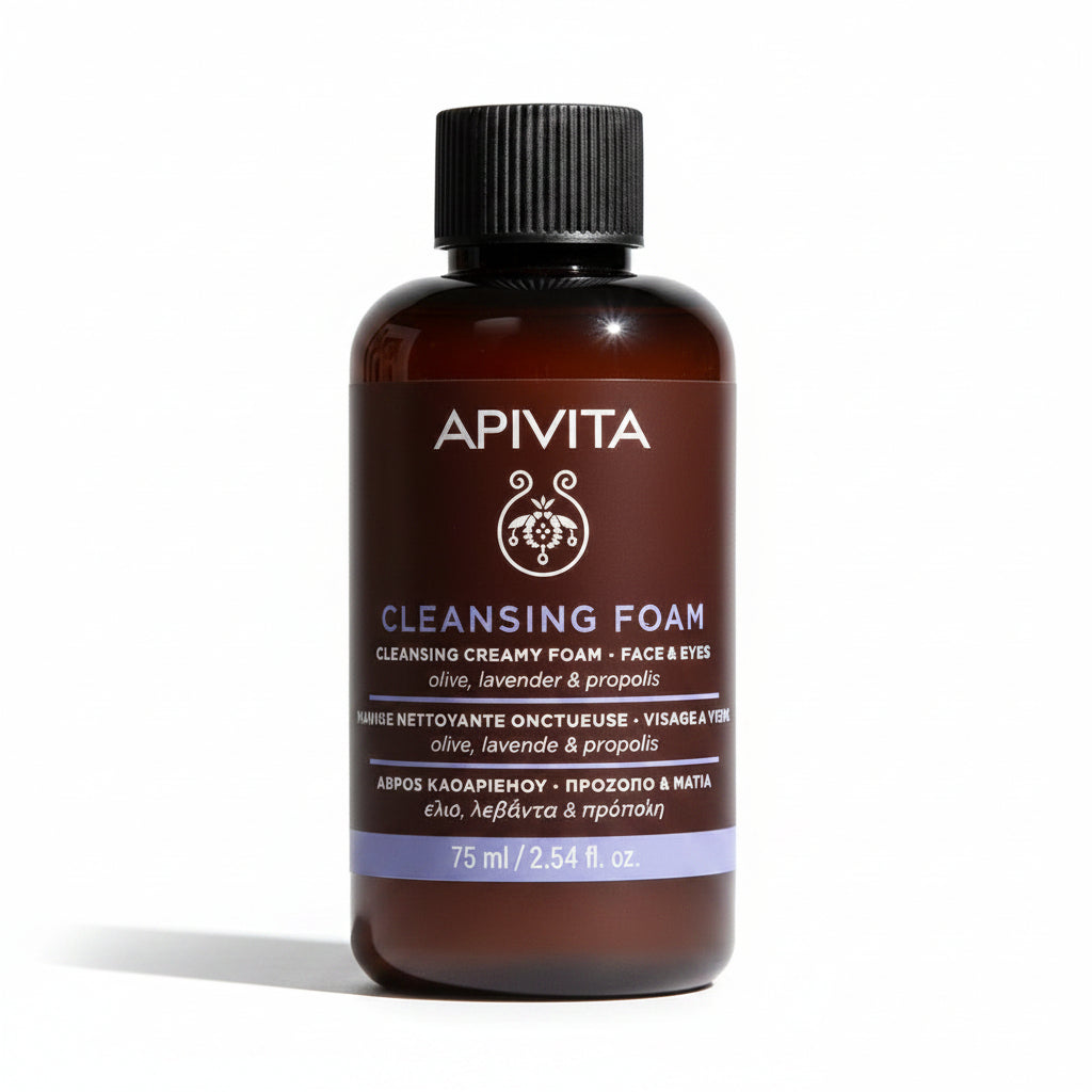 Apivita espuma limpiadora x 75ml
