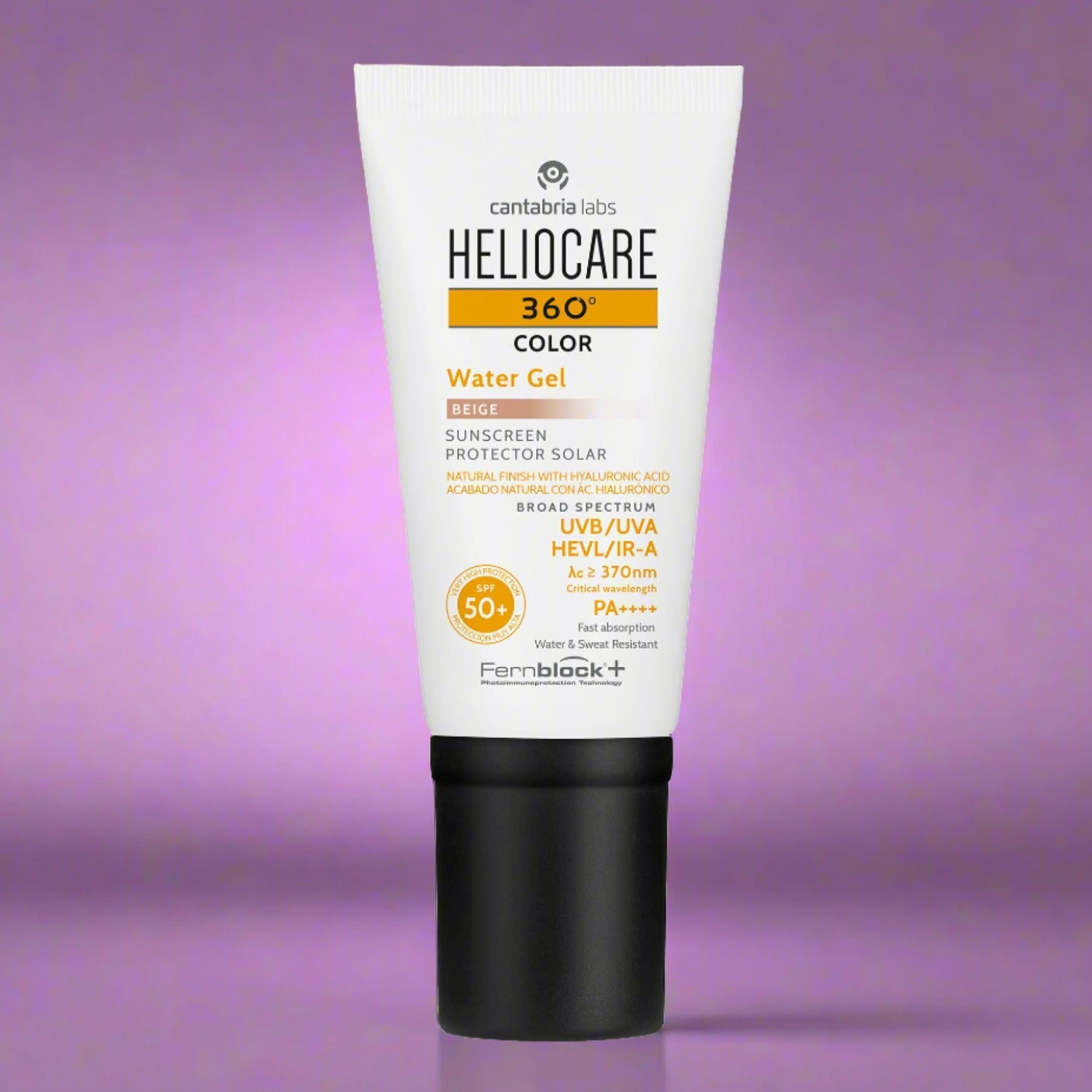 Heliocare 360° Water Gel Color Beige - Protector solar x 50ml