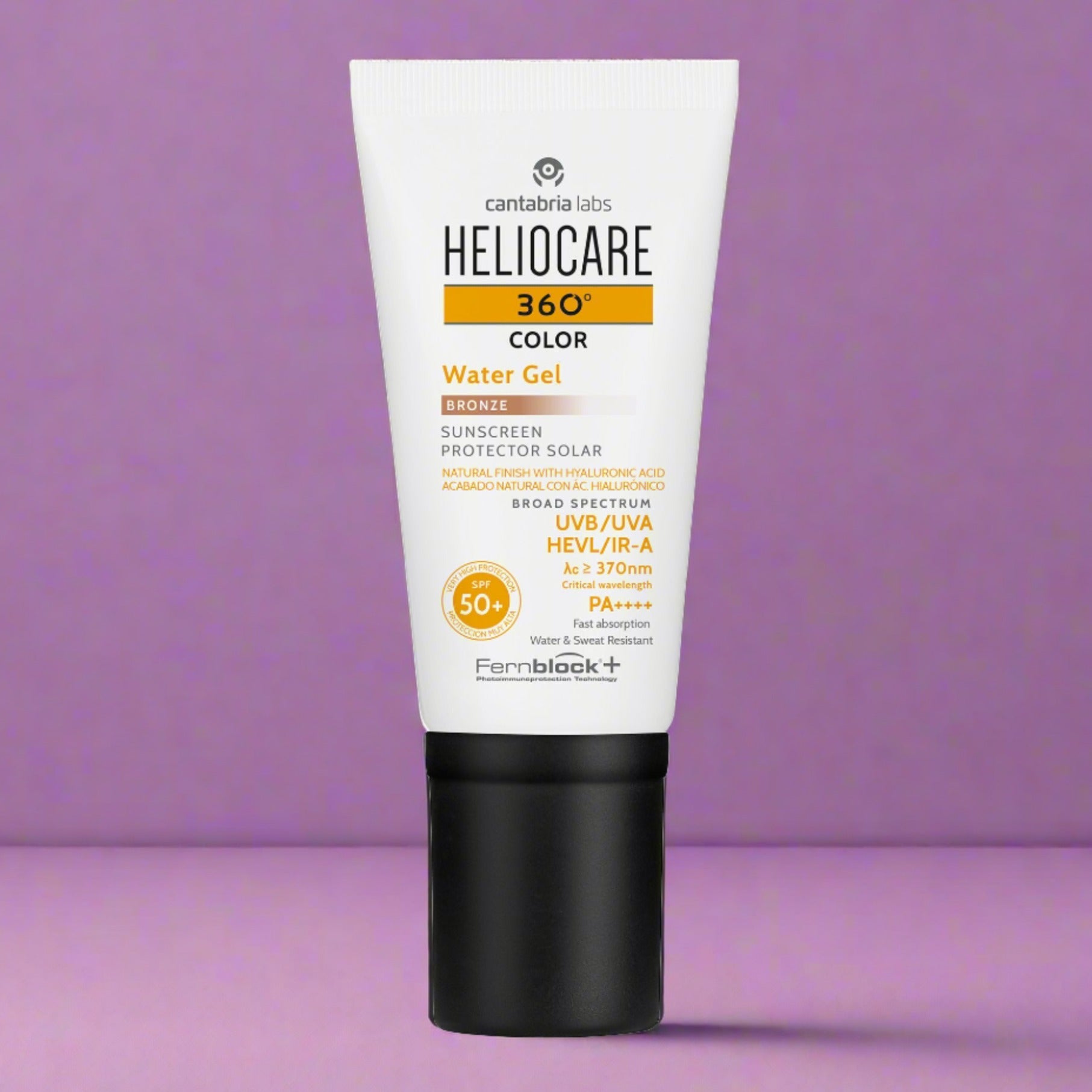 Heliocare 360° Water Gel Color Bronce - Protector solar X 50ml