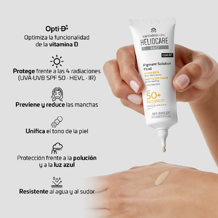 Heliocare 360 Pigment Protector Solar - Despigmentante x 50ml