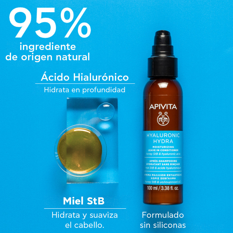 Apivita Hyaluronic Hydra Leave In Acondicionador x 100ml
