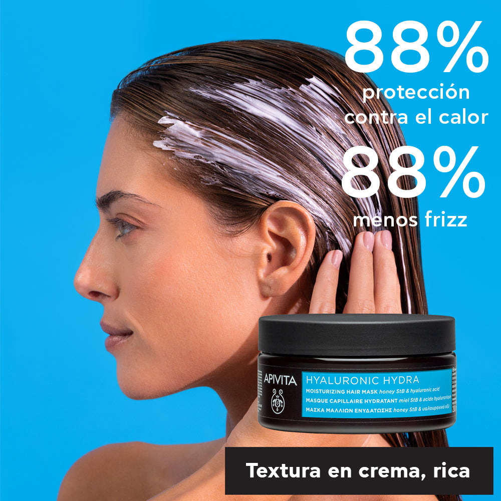 Kit Apivita Hyaluronic Hydra Mascarilla capilar GRATIS Apivita Hyalu Hydra Shampoo - Cabello Fino