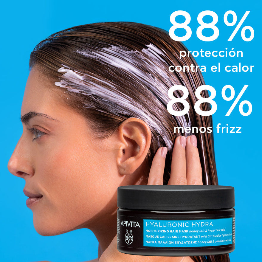 Kit Apivita Hyaluronic Hydra Mascarilla capilar GRATIS Apivita Hyalu Hydra Shampoo - Cabello Fino