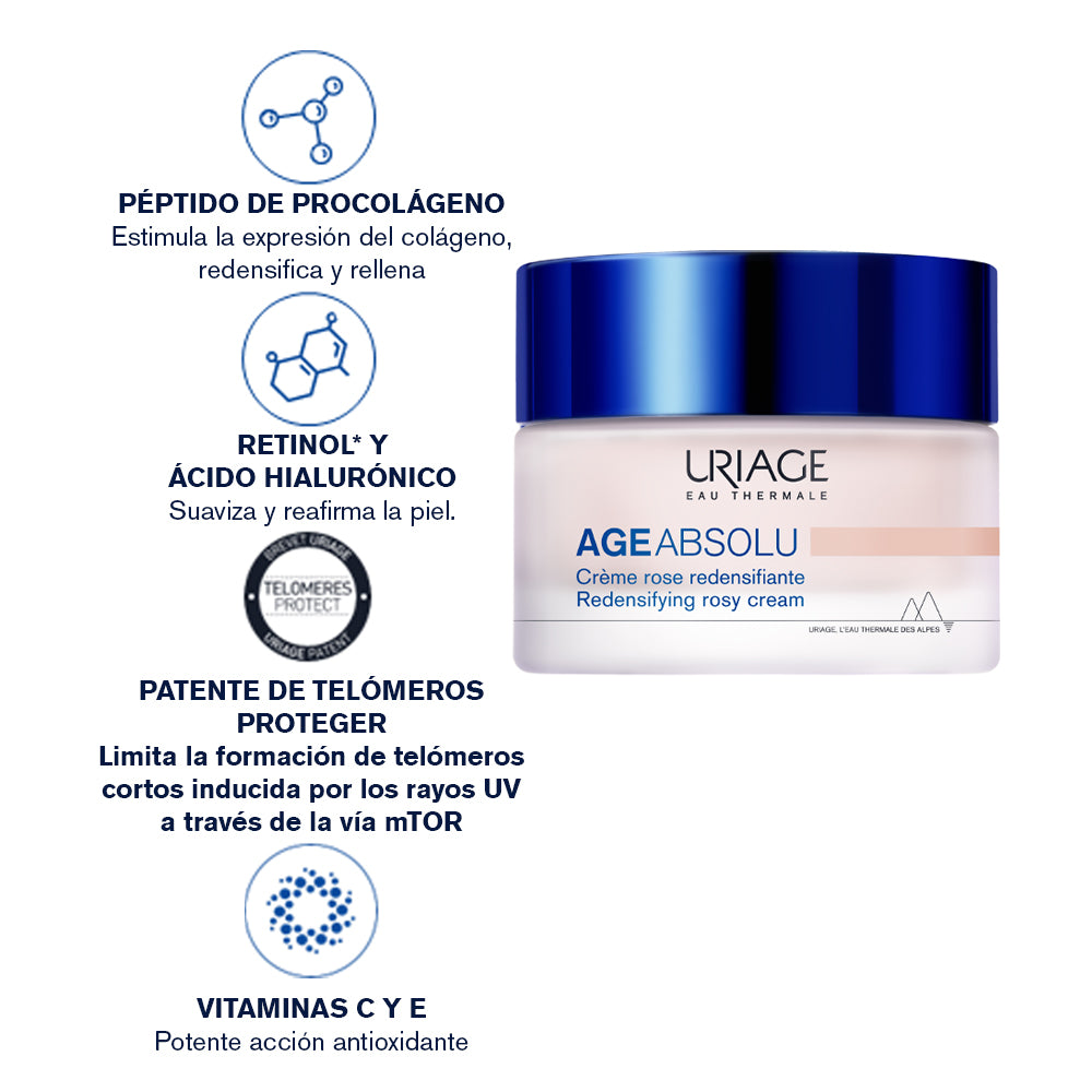 Uriage Age Absolu Crema Rose X 50ml - Antiedad