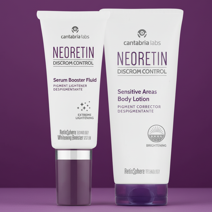 Kit ZERO MANCHAS Neoretin Suero Booster - GRATIS Neoretin Áreas Sensibles x 100ml