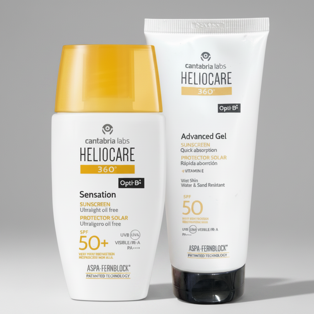 Kit SENSATION CUERPO Heliocare 360° Sensation Gratis Heliocare 360° Advanced Gel x 100ml