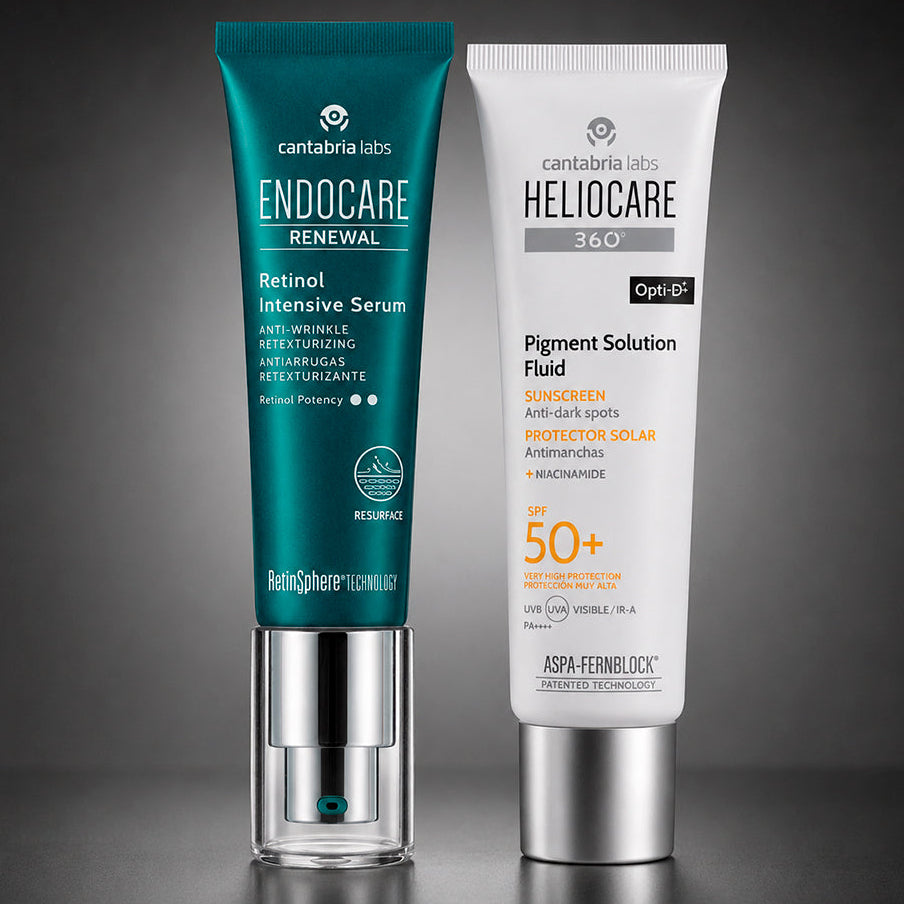 KIT RETINOL MANCHAS Renewal Retinol 0.2% GRATIS Heliocare 360 Pigment Solution