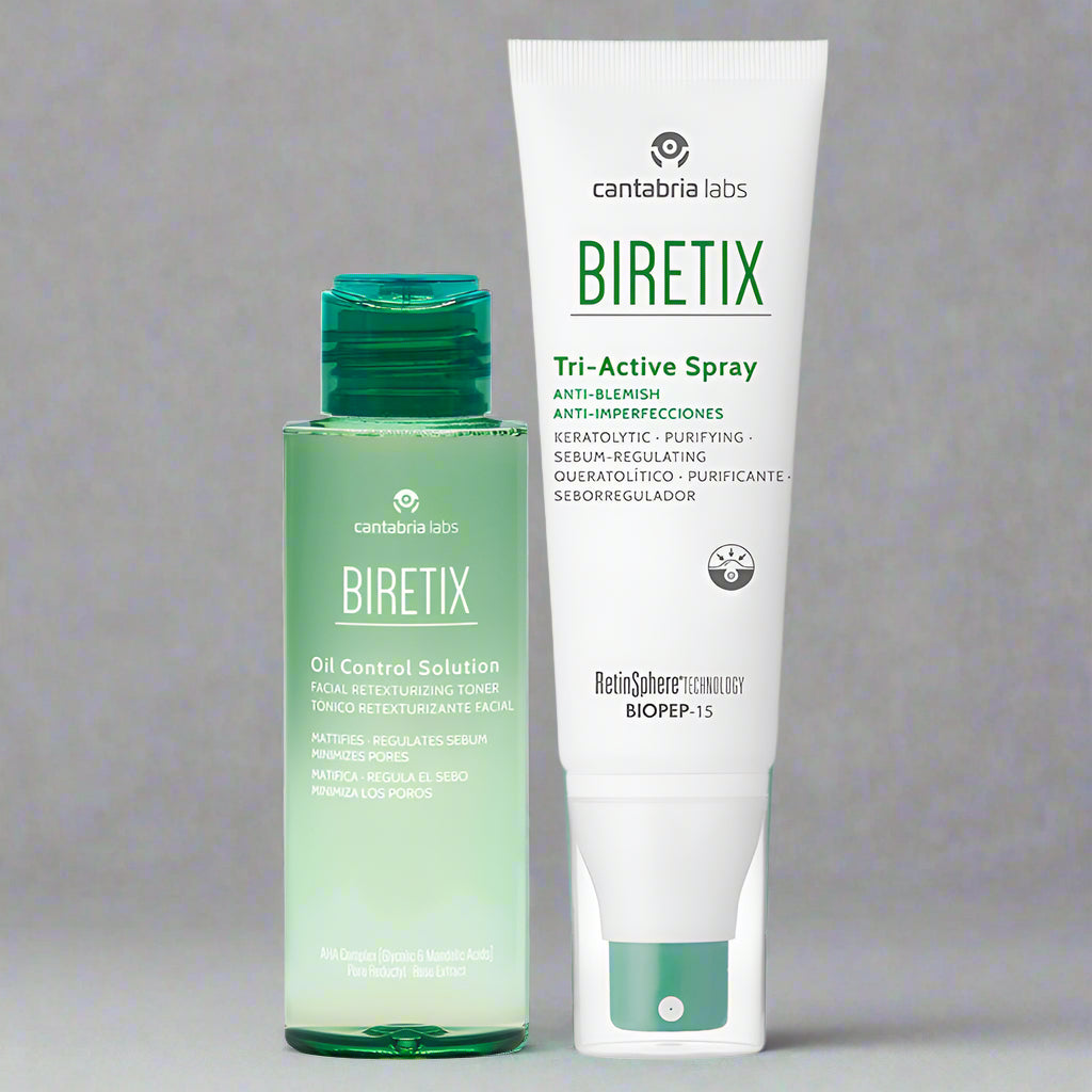Kit IMPERFECCIONES 2x1 Biretix Oil Control GRATIS Biretix Tri-Active Spray